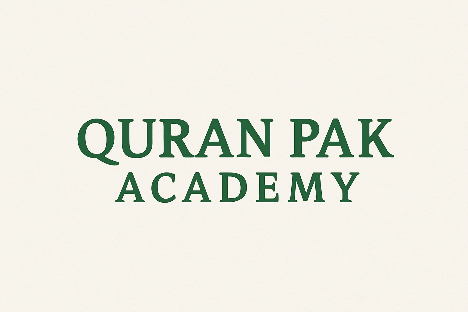 Quran Pak Academy
