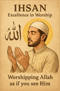 Ihsan (Excellence in Worship) – Worshipping Allah as if you see Him