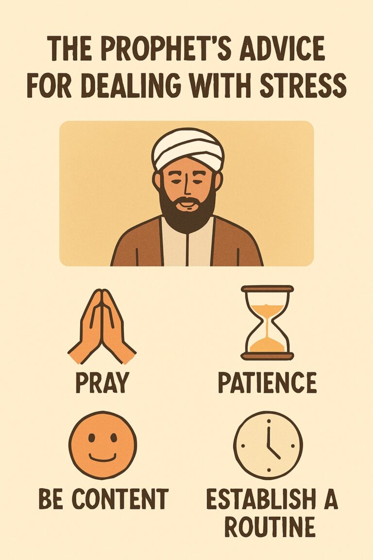 The Prophet’s advice for dealing with stress