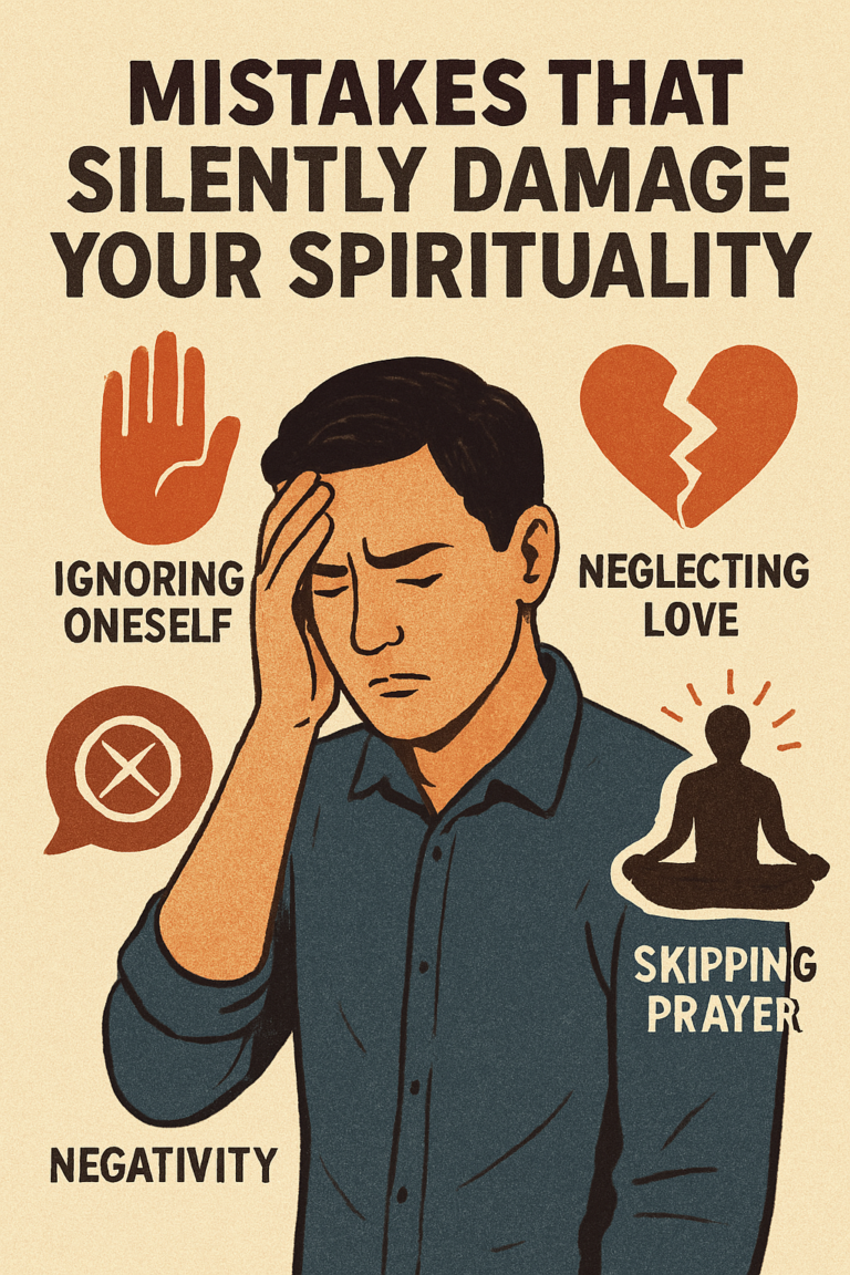 mistakes that silently damage your spirituality
