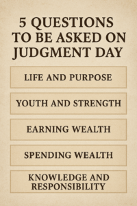 5 Questions to be asked on Judgment Day